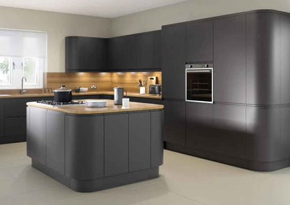 PureLine J-Pull Handleless Matt Kitchen Cabinet Door
